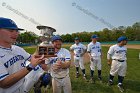 Baseball vs Babson  Wheaton College Baseball players celebrate their victory over Babson to win the NEWMAC Championship for the third year in a row. - (Photo by Keith Nordstrom) : Wheaton, baseball, NEWMAC